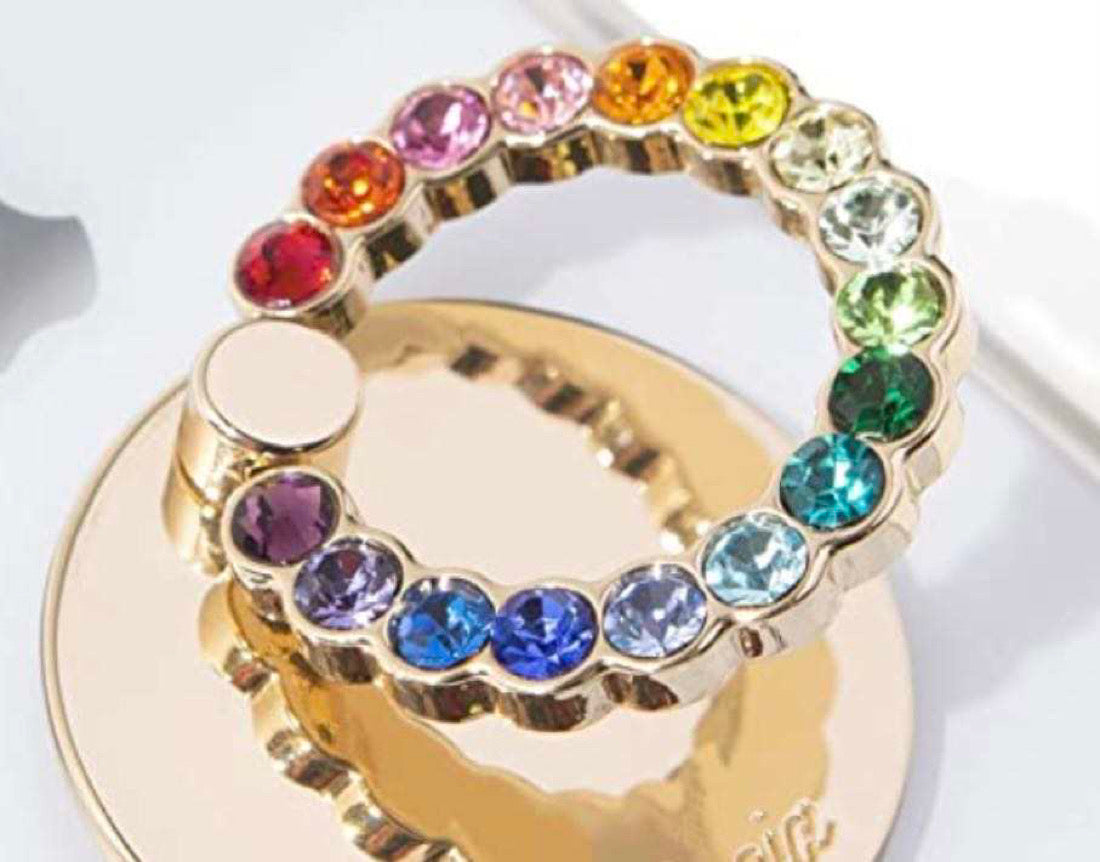 Crystal CellPhone Ring & Stand